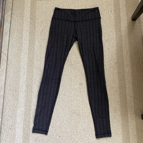 Lululemon Wunder Under Leggings, Grey/Black, 8 - Picture 5 of 10
